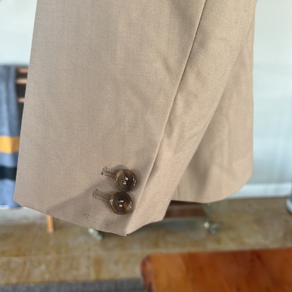 Jones New York Tan stretch blazer - size 14w - Picture 5 of 9